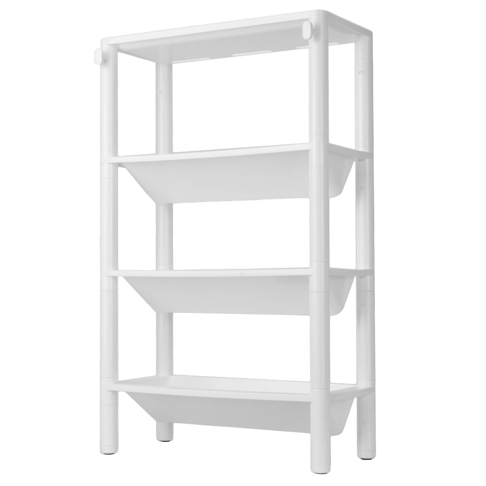 Amazon｜ノーブランド品収納ラック4段浴室洗面所斜め水捌け